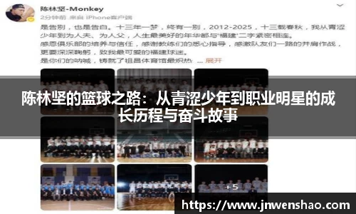 陈林坚的篮球之路：从青涩少年到职业明星的成长历程与奋斗故事