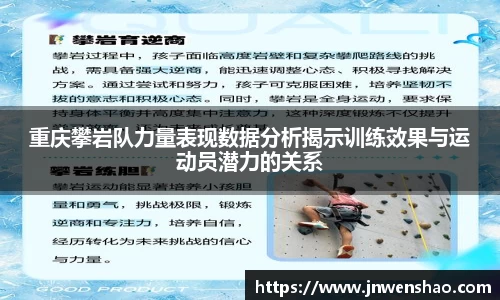 重庆攀岩队力量表现数据分析揭示训练效果与运动员潜力的关系